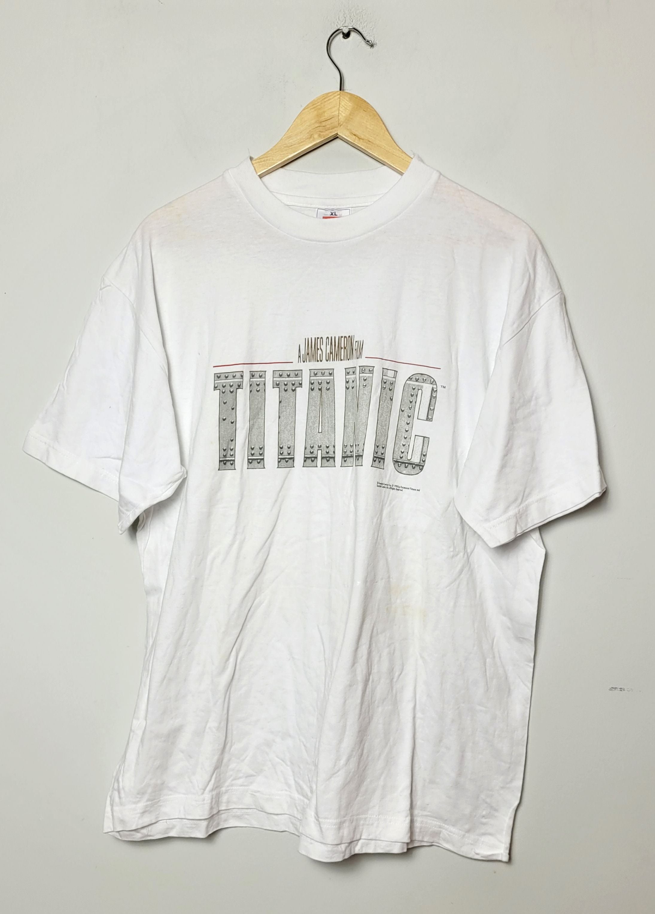 Vintage 1998 Titanic James Cameron Hanes Vintage T Shirt