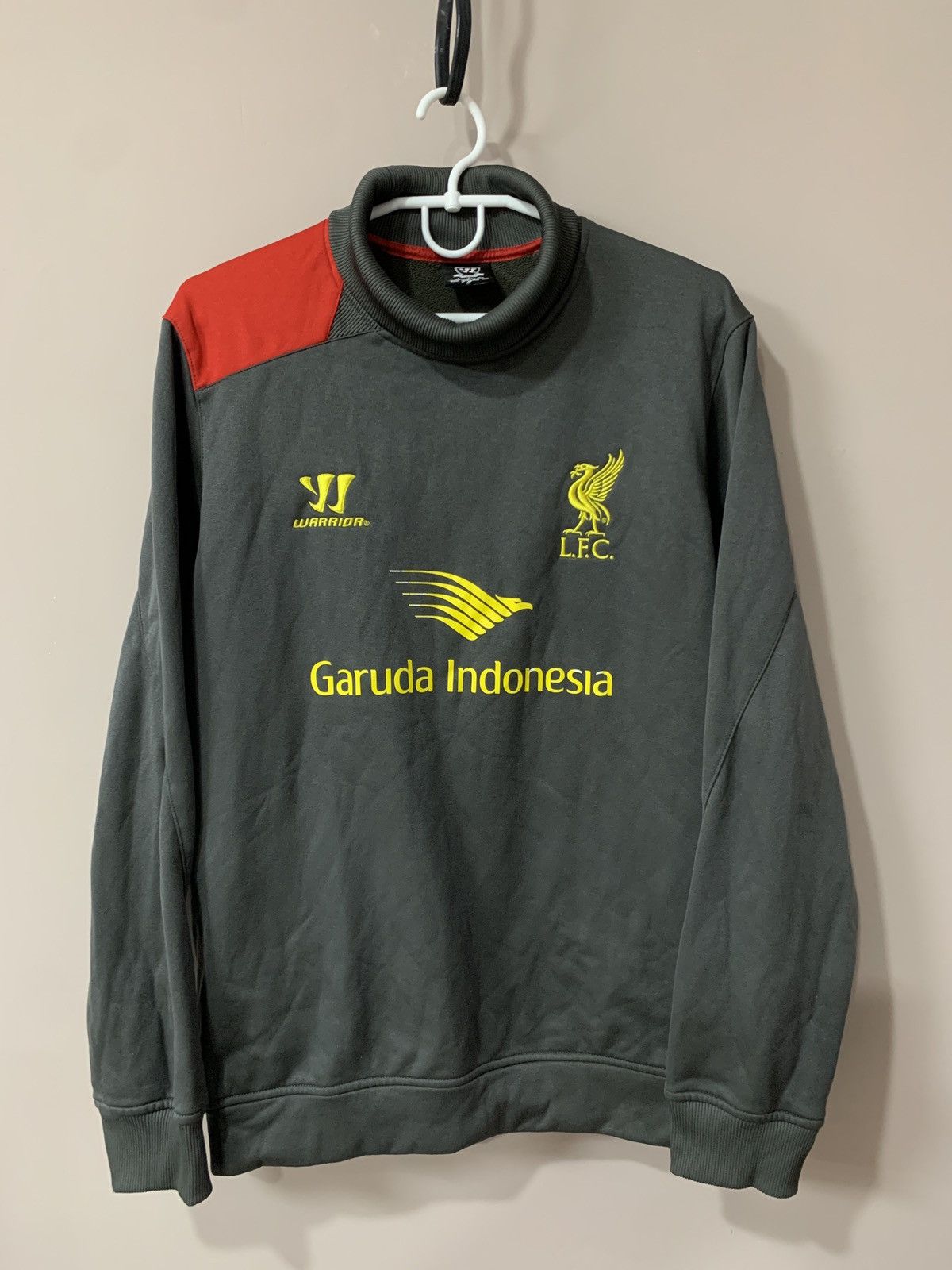 Warrior Liverpool Training Football Sweatshirt Warrior Soccer Large
