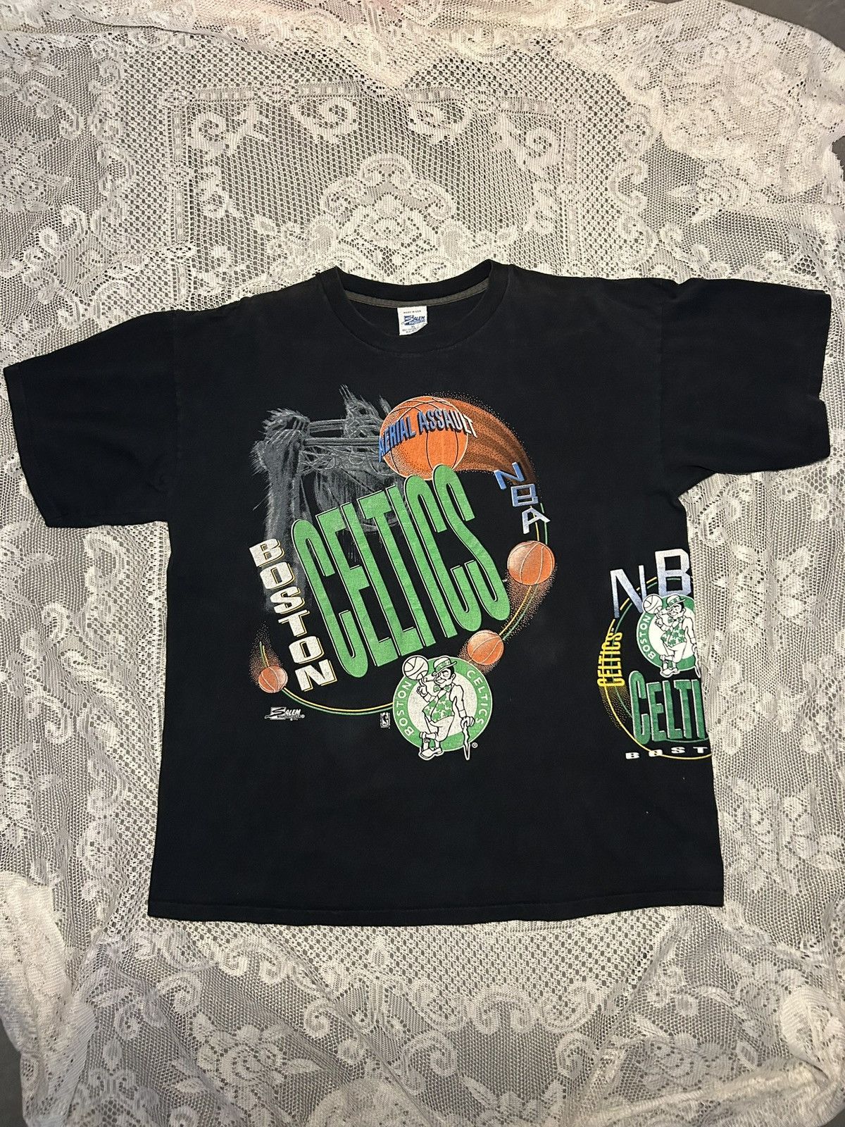 Salem Sportswear Vintage 90 S Boston Celtic S Graphic Tee Hoodie, Sweatshirt | FlexRushtees.com