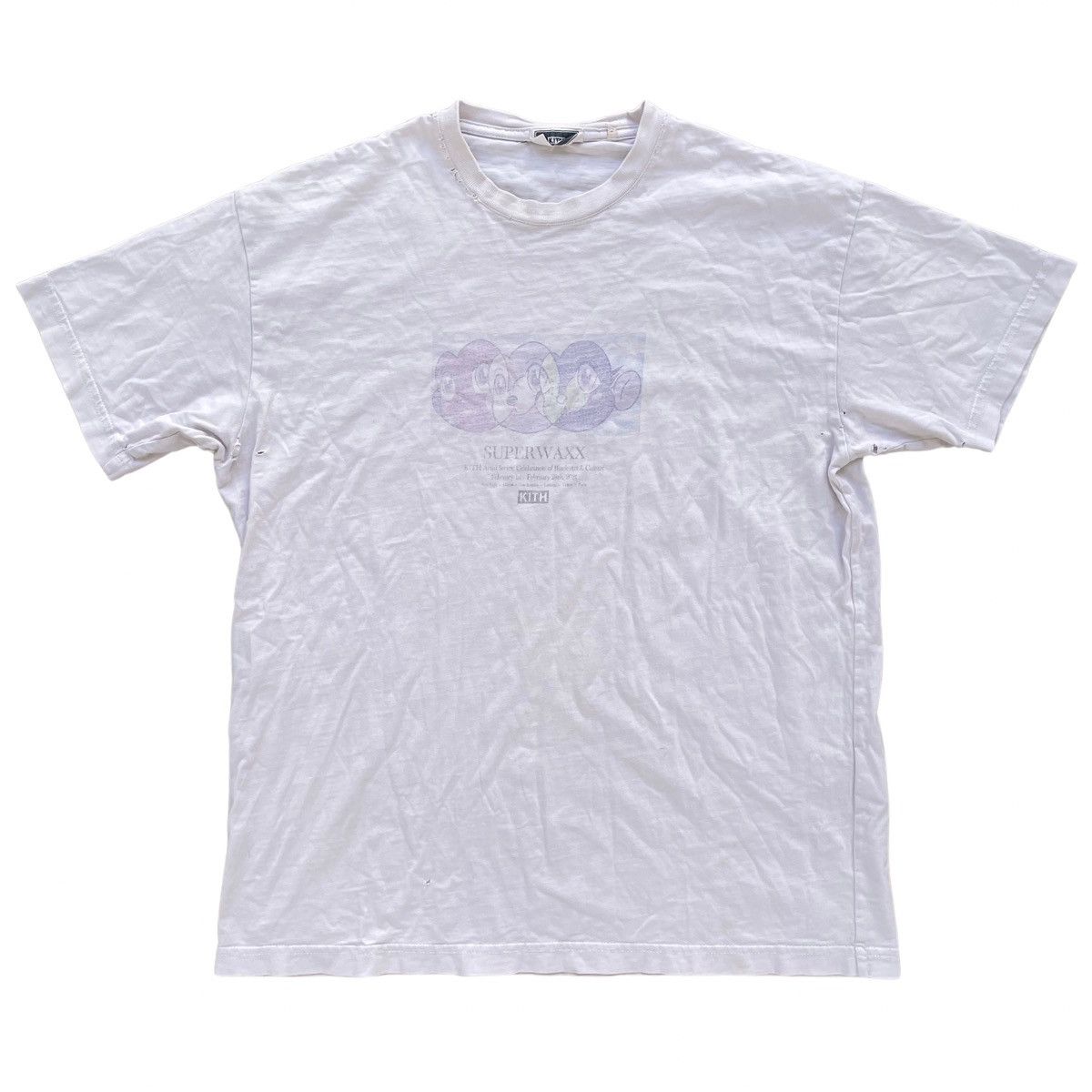 Vintage Kith Artist Series Superwaxx Shirt Size Small Hoodie, Sweatshirt | FlexRushtees.com