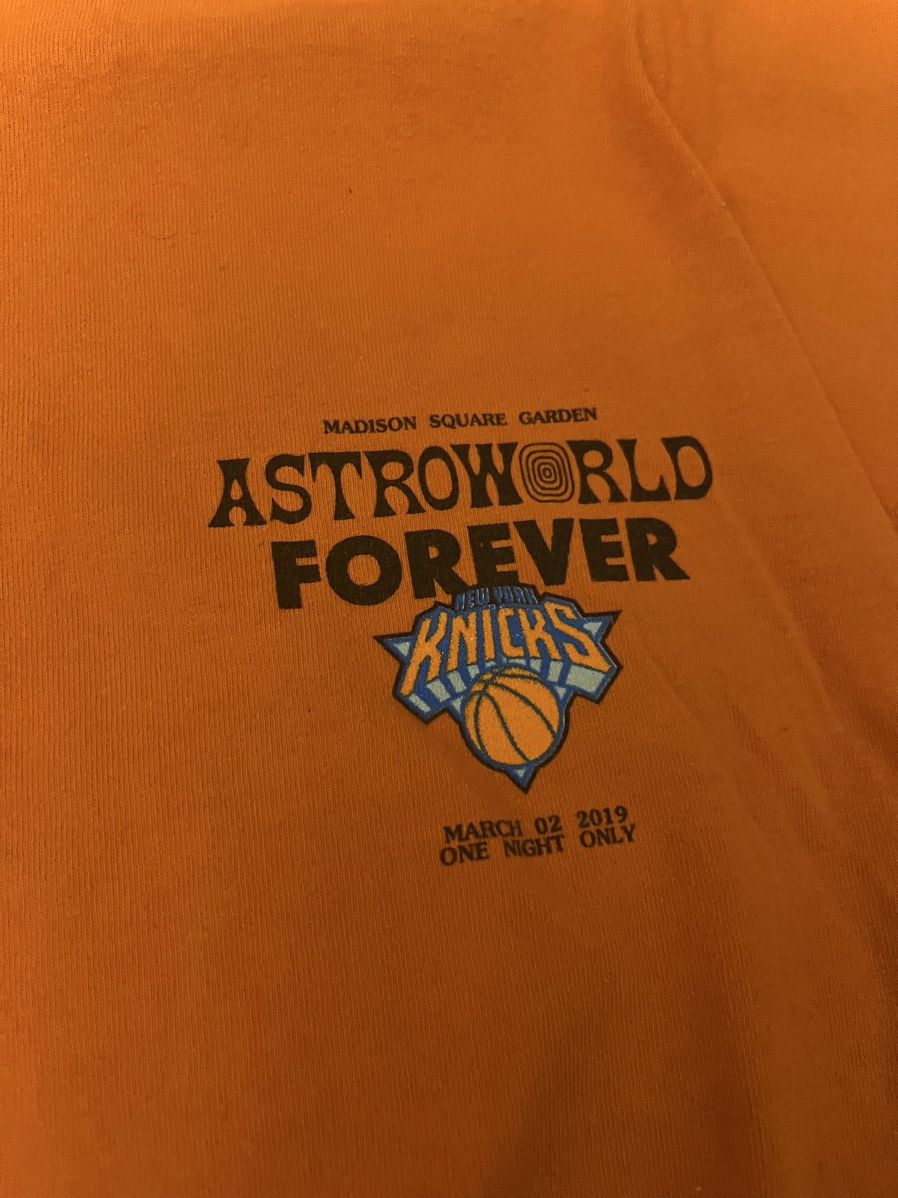 Travis Scott Ny Knicks Astroworld Tour Tee Hoodie, Sweatshirt | FlexRushtees.com