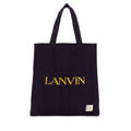 Future Curb Embroidered Black Canvas Tote Bag New
