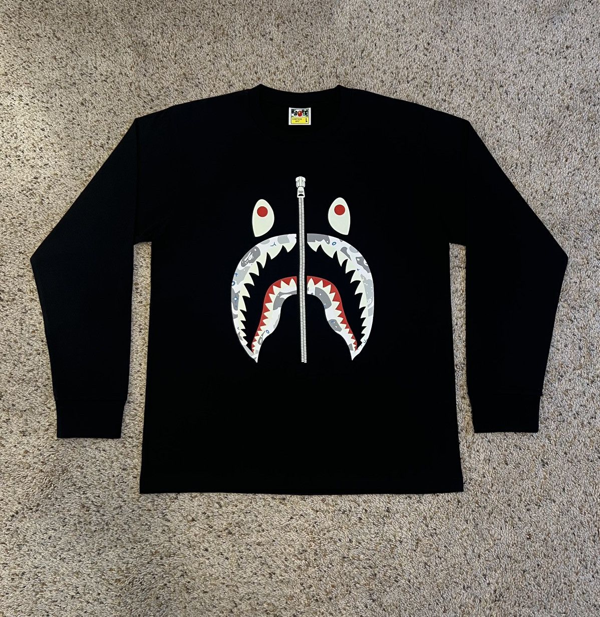 Bape Space Camo Ls Tee 2019