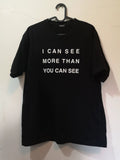 Undercover Black Short Sleeve T Shirt With Slogan