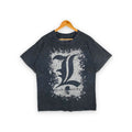 Vintage 00 S Death Note Anime Manga Stonewash Style Tee