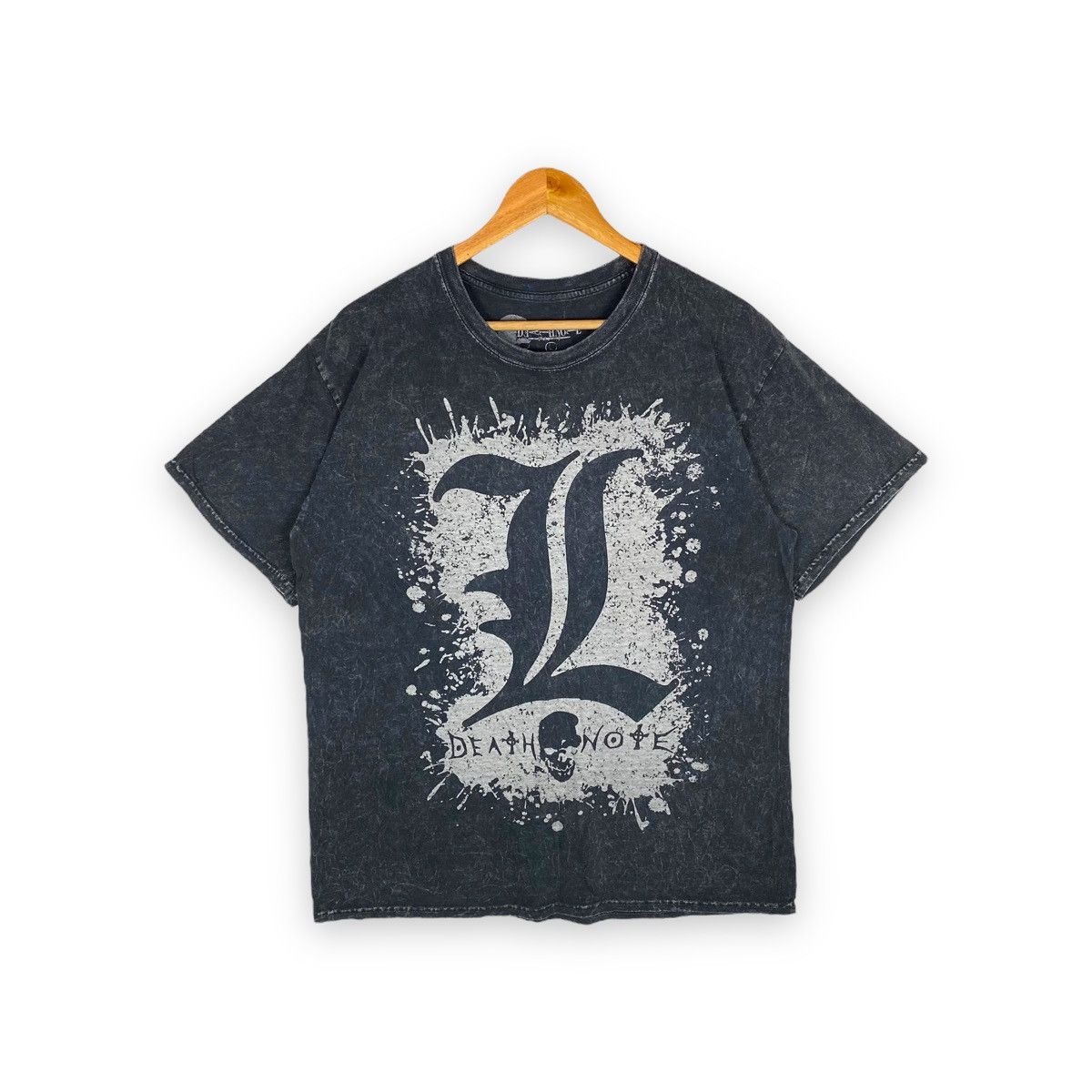 Vintage 00 S Death Note Anime Manga Stonewash Style Tee