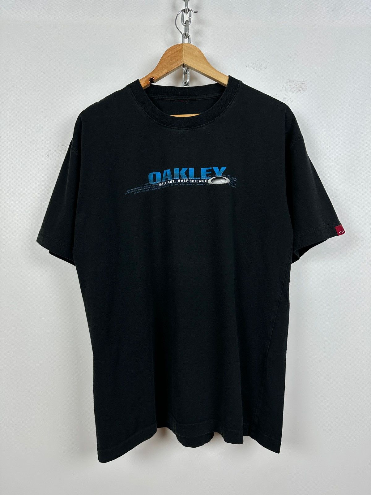 Vintage Oakley Big Logo Black T Shirt Hoodie, Sweatshirt | FlexRushtees.com