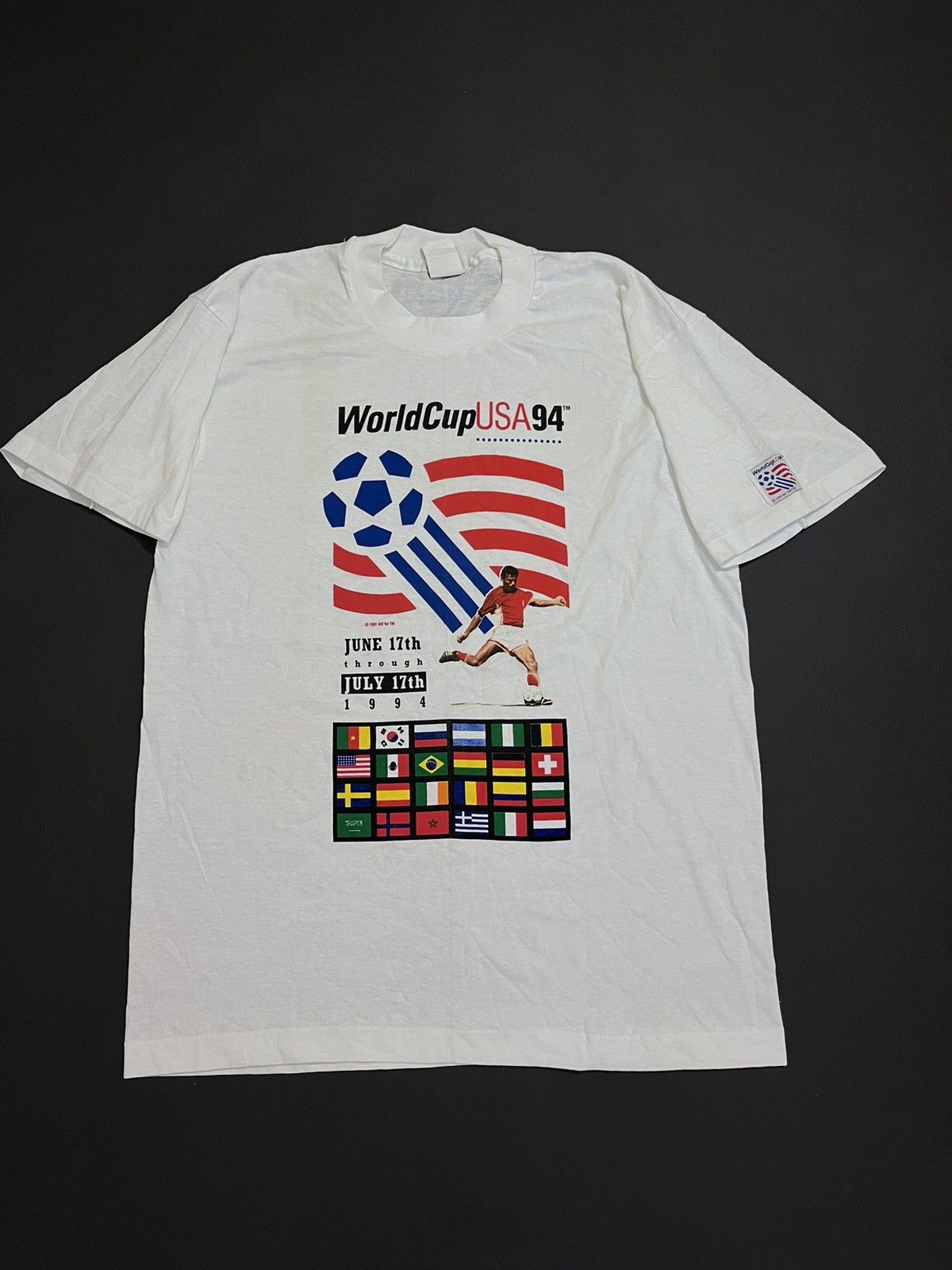 Vintage 1994 World Cup Soccer T Shirt Hoodie, Sweatshirt | FlexRushtees.com