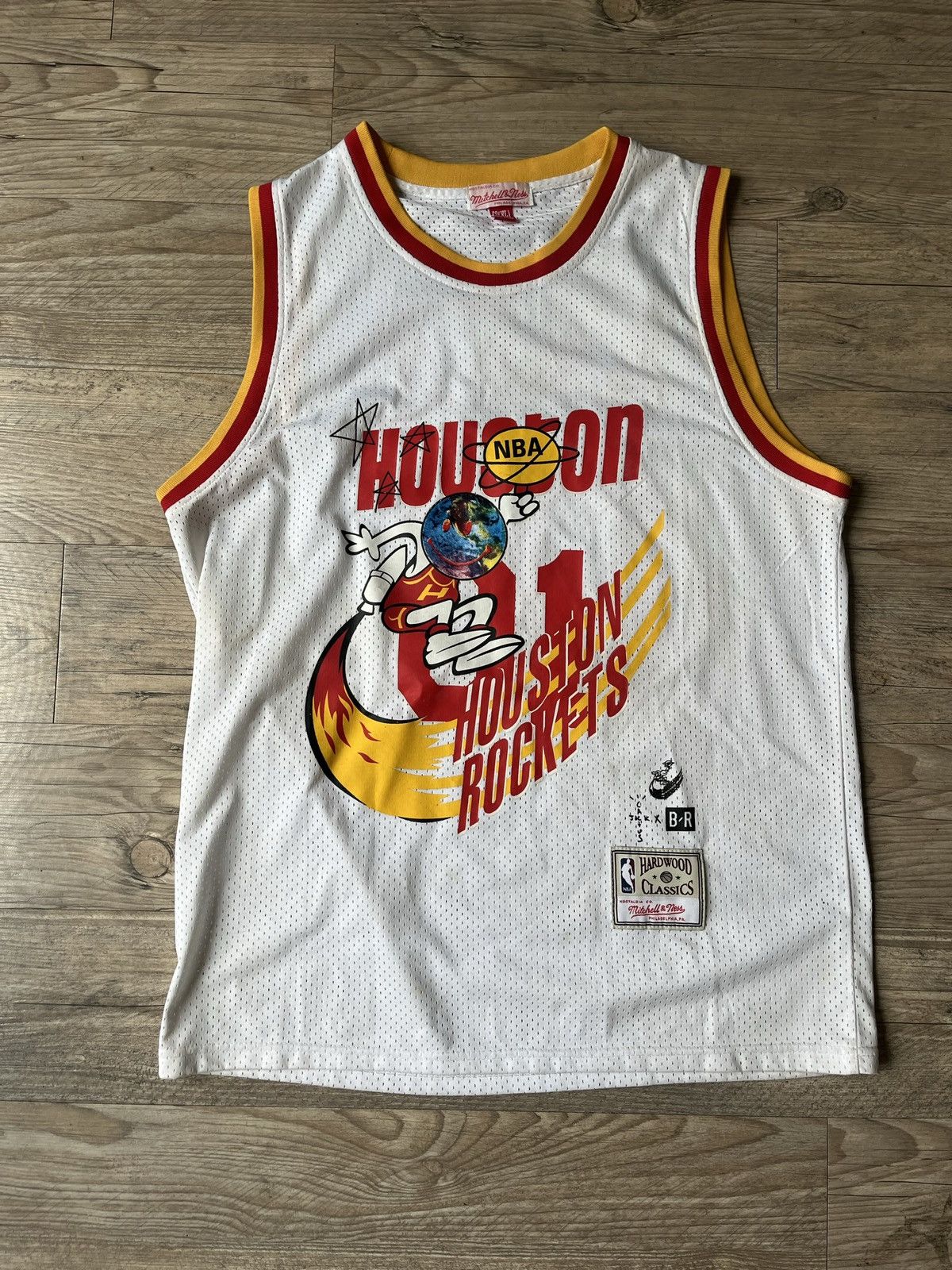 Mitchell Ness Cactus Jack Houston Rockets Jersey