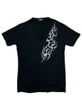 Mart 2000s Tornado Mart Vneck Tribal T Shirt