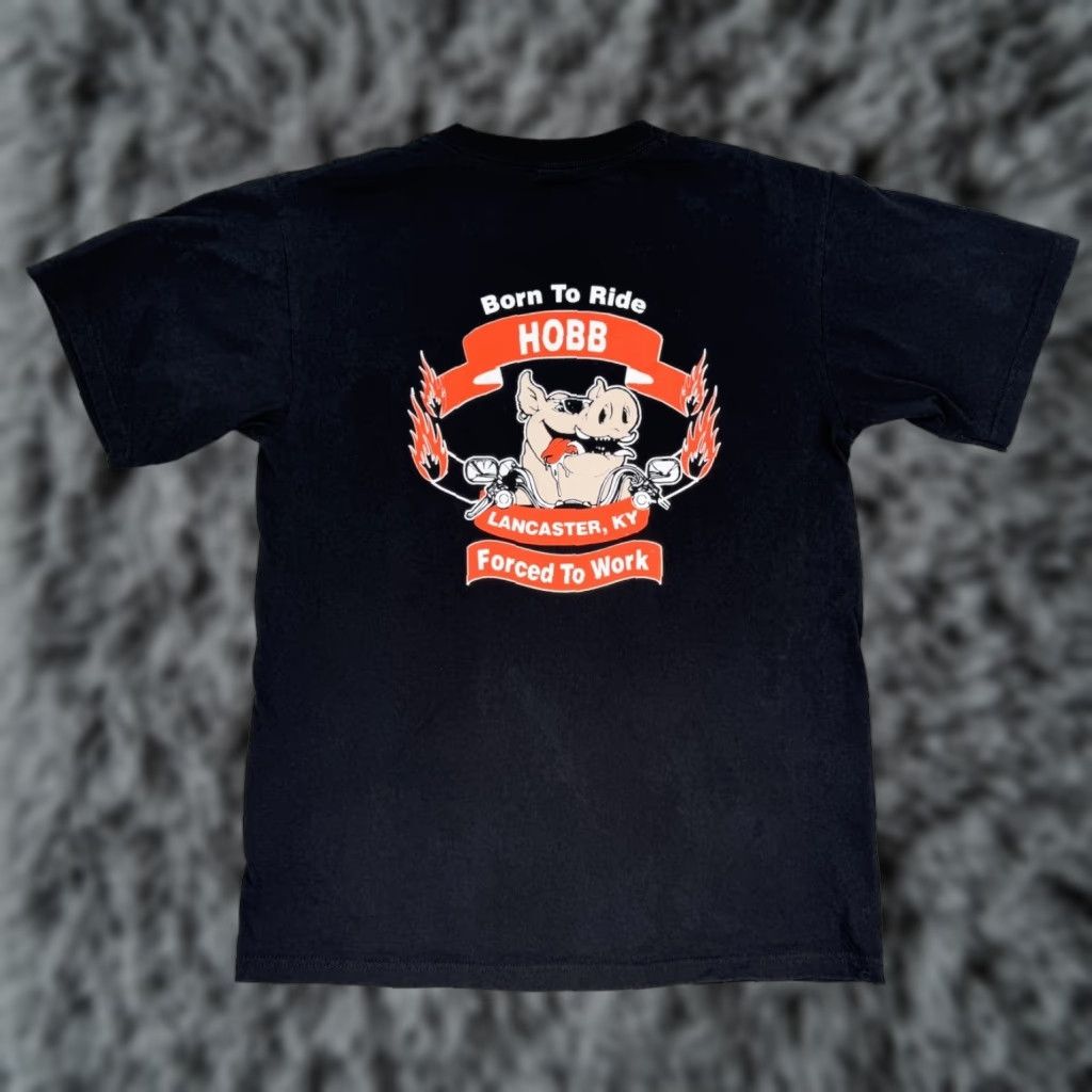 Anvil Vintage Y2k Biker T Shirt Men S M Black Motorcycle Graffiti 2000s Kentucky Bikers Hoodie, Sweatshirt | FlexRushtees.com