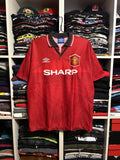 Vintage Umbro Manchester United 1994 Soccer Football Jersey