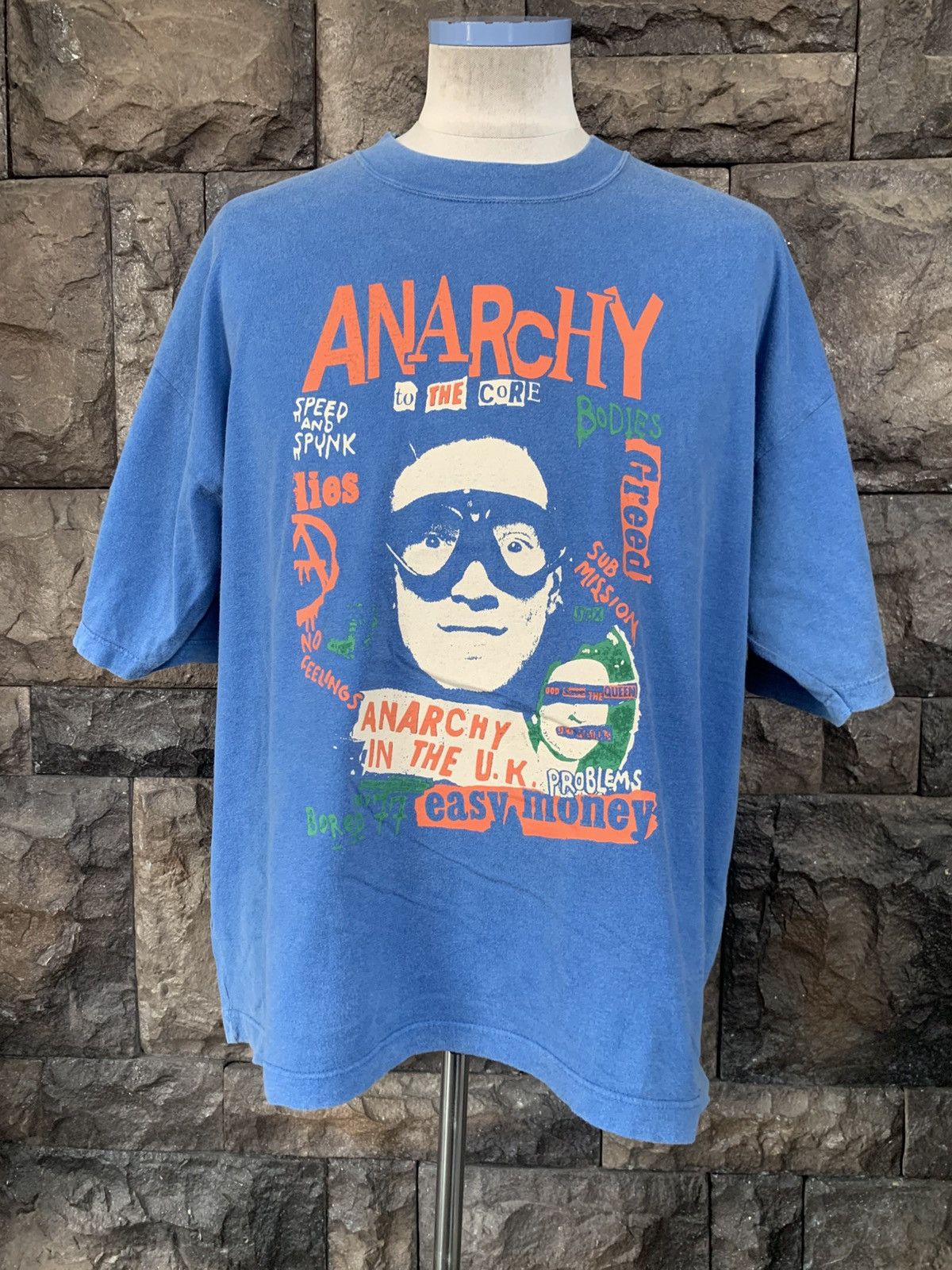 Band Tees Vintage 90s Sex Pistols Anarchy In The Uk Punk Rock Band Hoodie, Sweatshirt | FlexRushtees.com