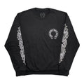 Chrome Hearts Horseshoe Floral Crewneck Sweatshirt Black