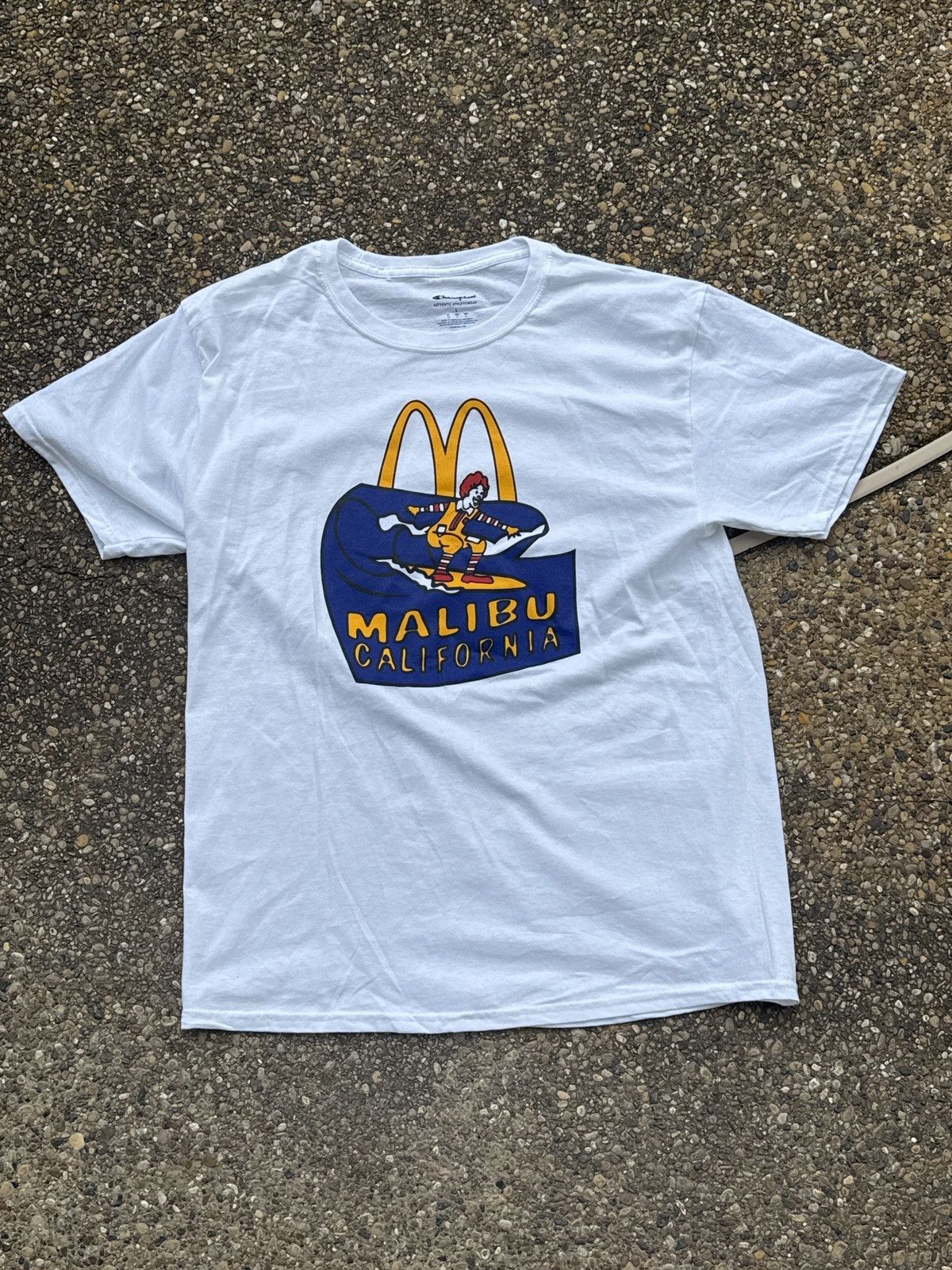 Champion Vintage Mcdonalds Surf Tee Hoodie, Sweatshirt | FlexRushtees.com