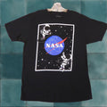 Vintage Nasa Eighty Eight Shirt Mens Large Black Astronauts Space Blue Earth Rocket
