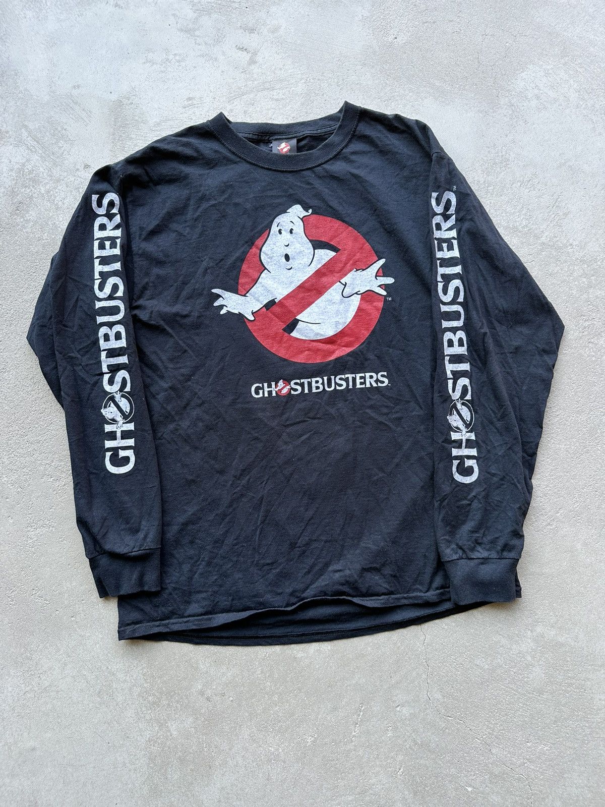 Vintage Ghostbusters Ghost Logo Moovie Ls Streetwear