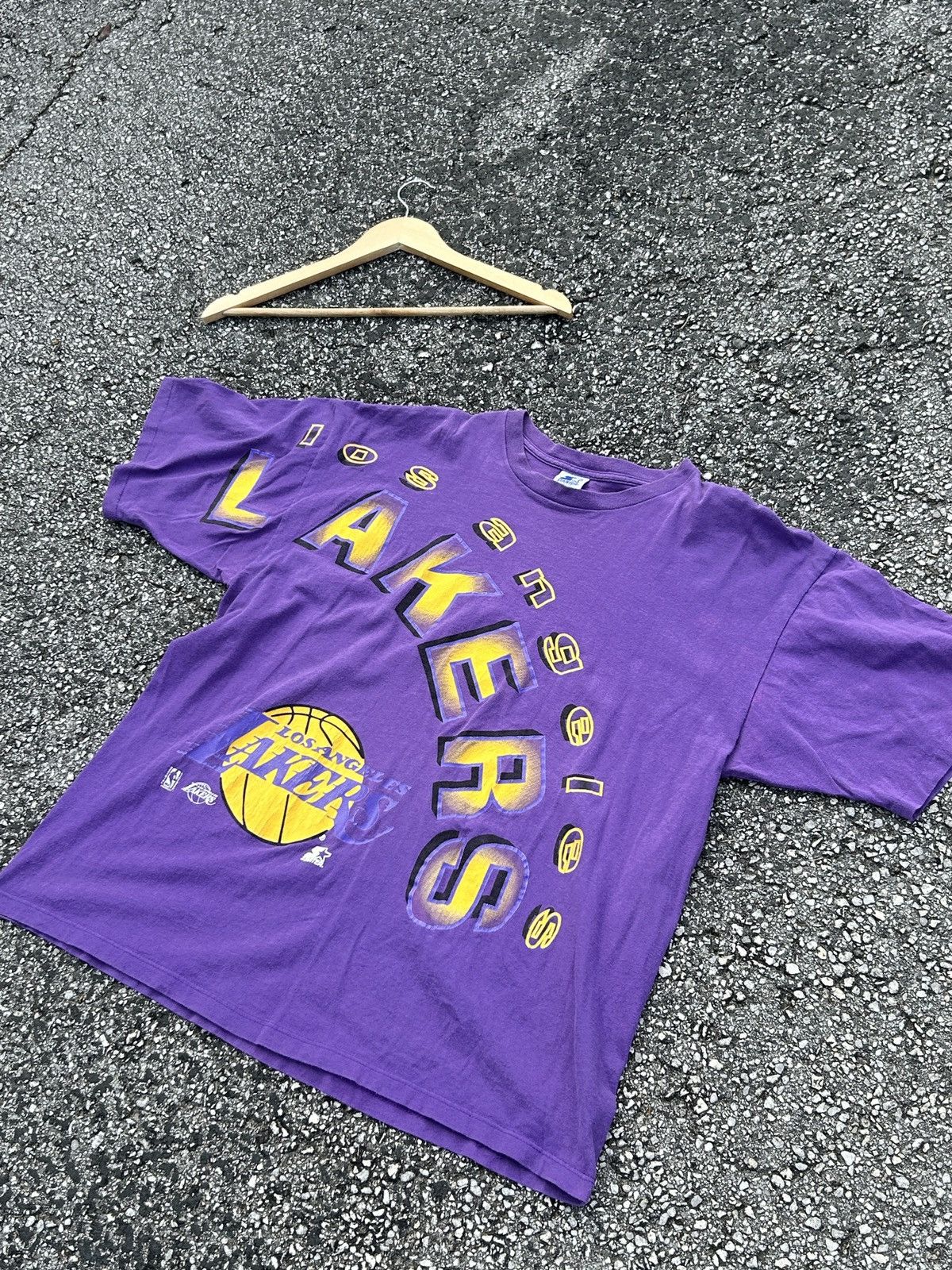 Vintage Starter La Laker T Shirt Size Xl