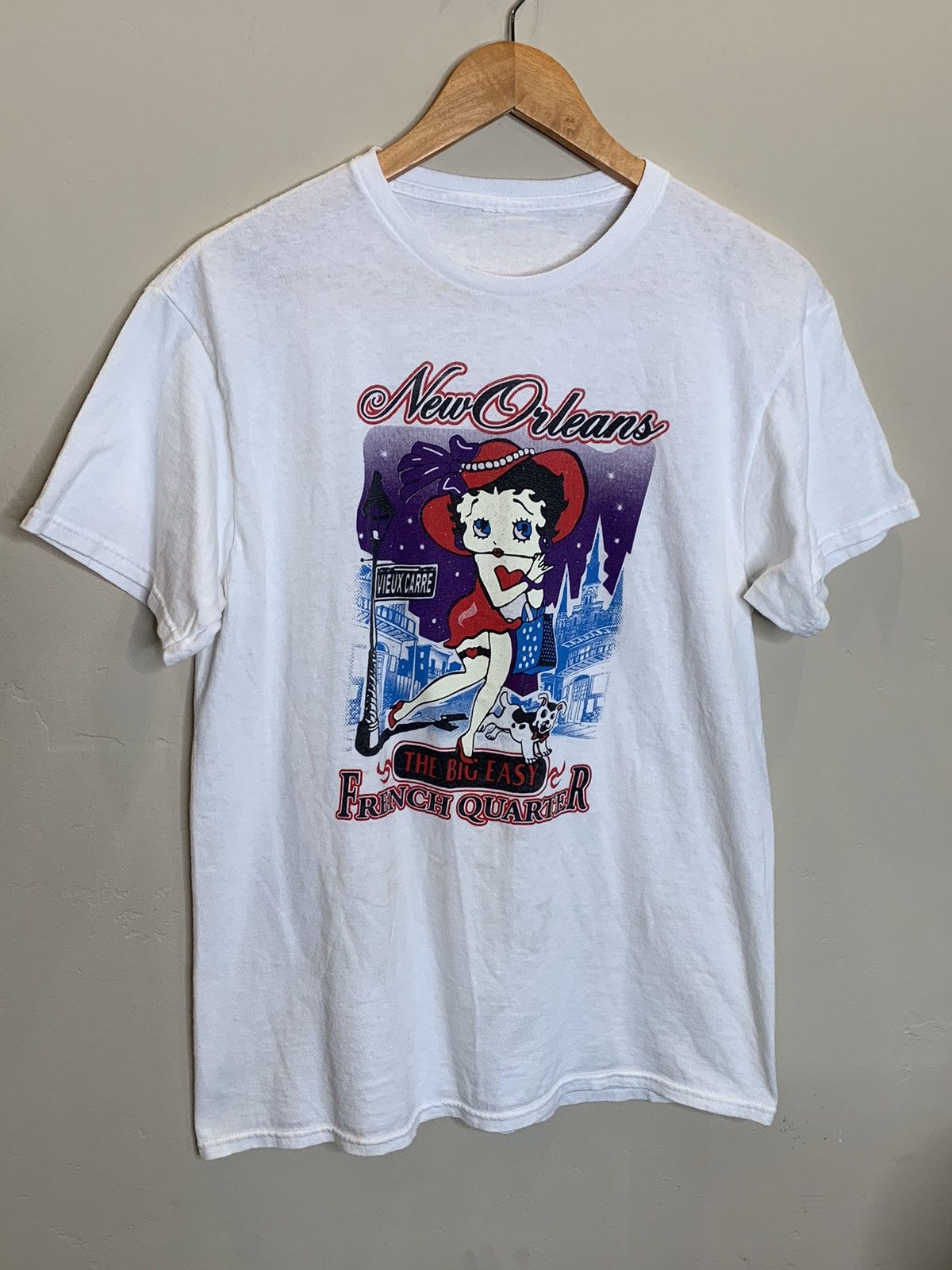 Rare Vintage Betty Boop New Orleans French Quarter T Shirt Hoodie, Sweatshirt | FlexRushtees.com