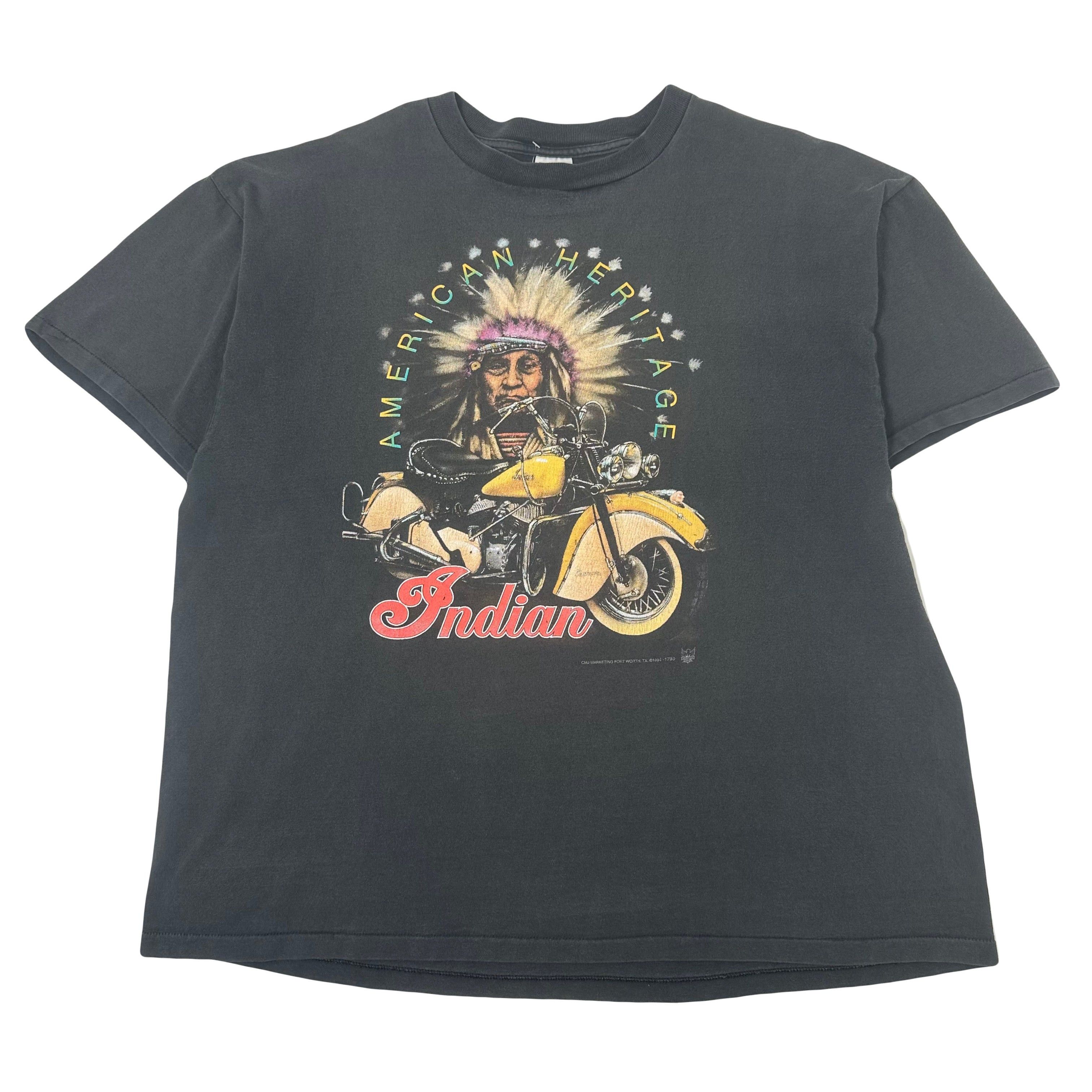 Delta 1994 Indian Motorcycle American Heritage Graphic Tee Xxl Hoodie, Sweatshirt | FlexRushtees.com