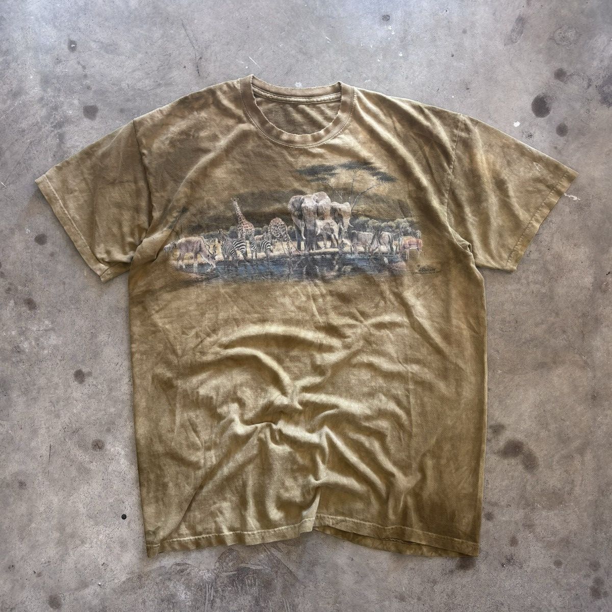 Vintage 2005 The Mountain Art Tee Africa