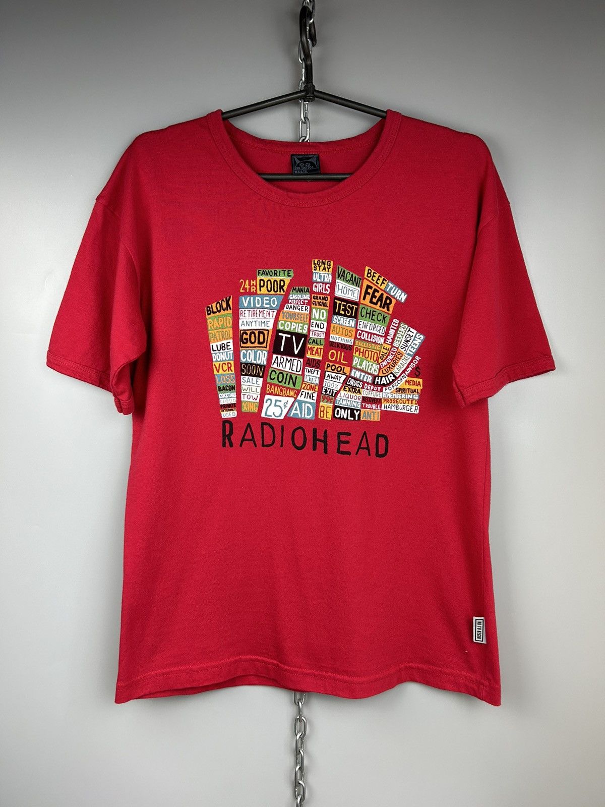 Vintage T Shirt Band Radiohead Made In Uk Hoodie, Sweatshirt | FlexRushtees.com