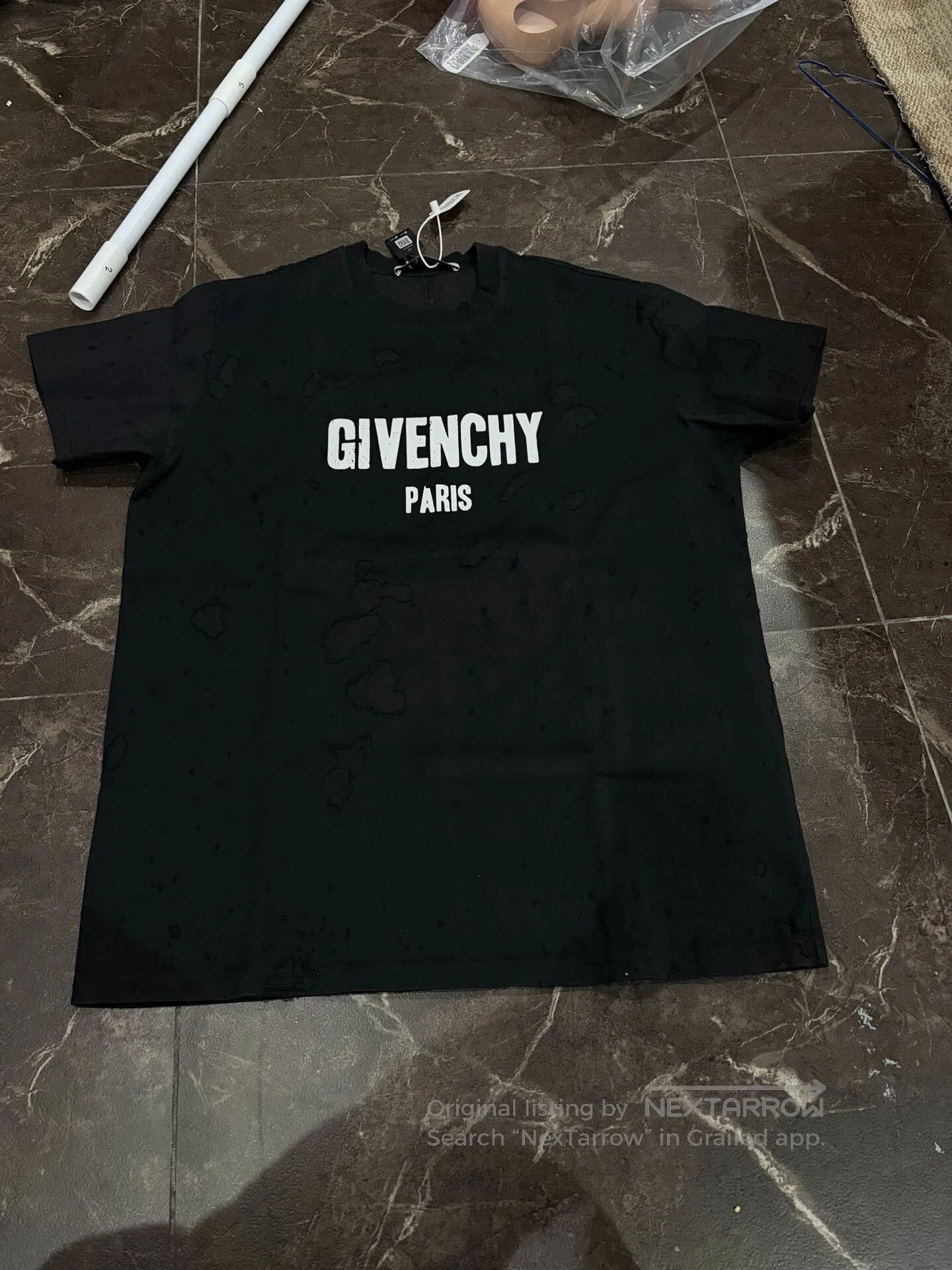 Givenchy Black Distressed Short T-Shirts, Hoodie, Sweatshirt | FlexRushtees.com