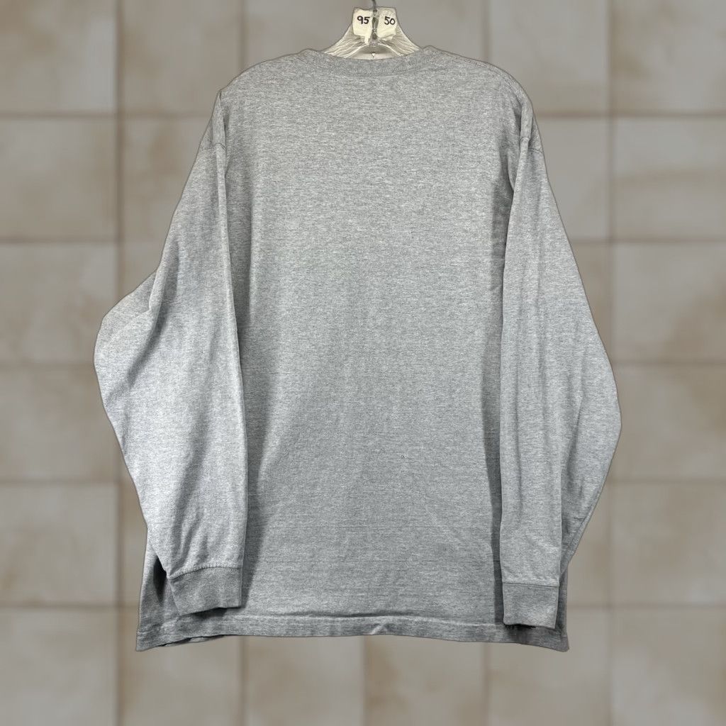 Carhartt K126 Men S Original Fit Pocket T Shirt Heather Gray Xl Long Sleeve 1 Casual Outdoo