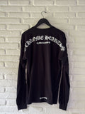 Hearts Chrome Hearts Fuck You Logo Cemetery Horseshoe Longsleeve T-Shirts, Hoodie, Sweatshirt | FlexRushtees.com