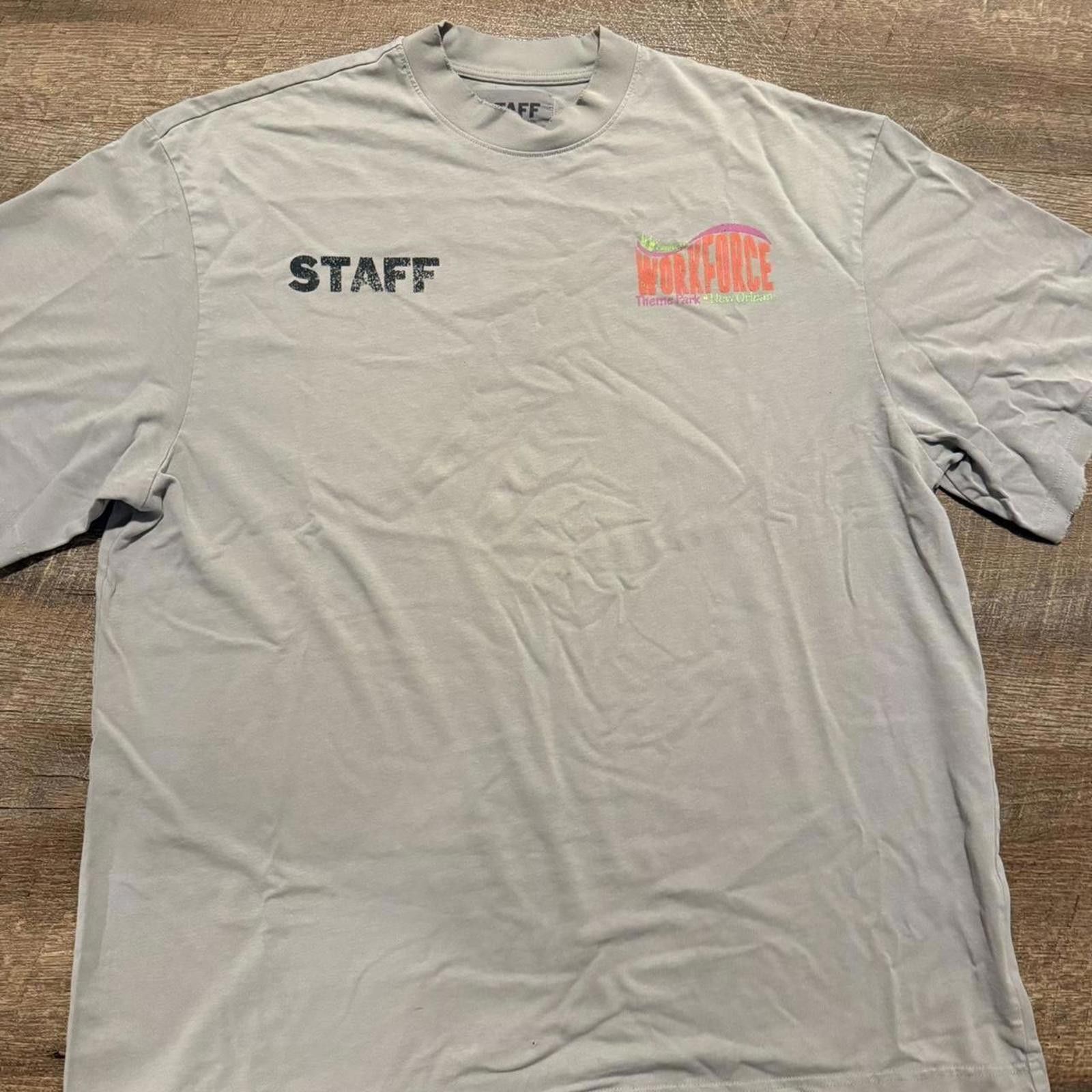 Staff Workforce G59 Records Men S Grey And Blue Tshirt Hoodie, Sweatshirt | FlexRushtees.com