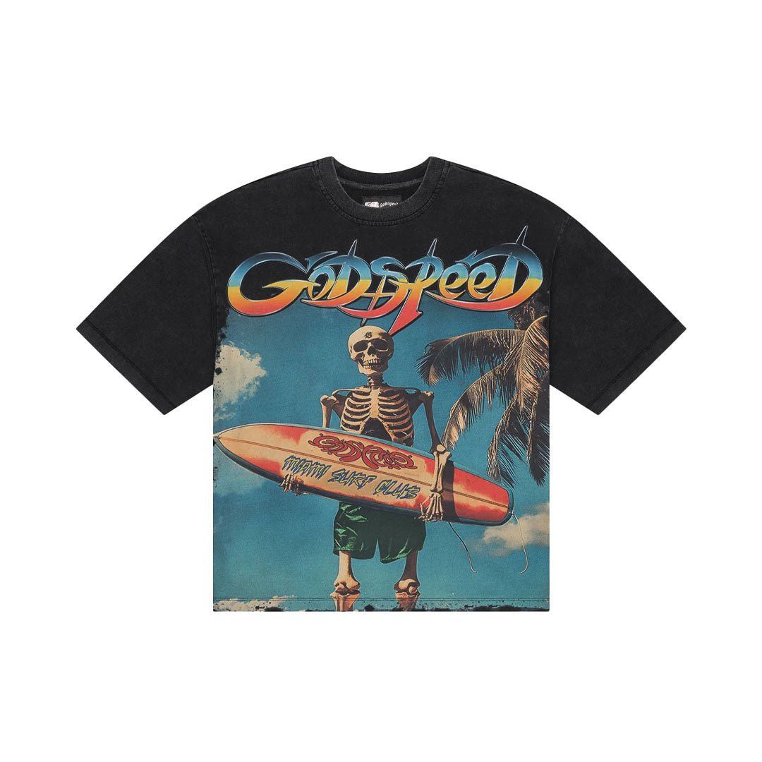 Godspeed Miami Surf Club Black Tee Hoodie, Sweatshirt | FlexRushtees.com