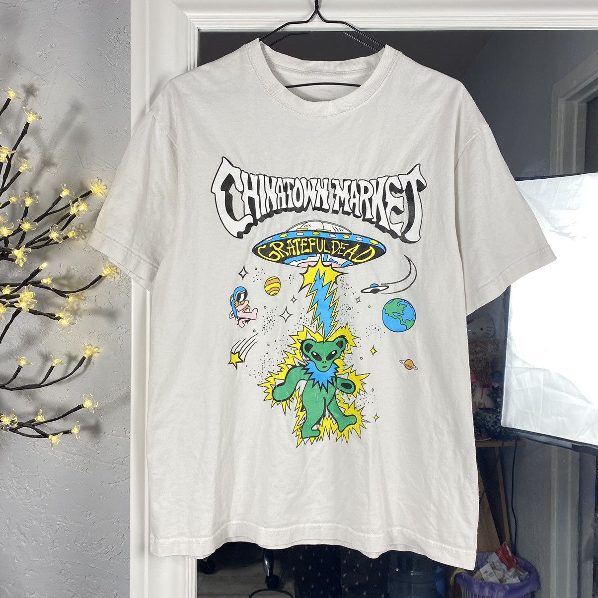 Chinatown Market X Grateful Dead Bears Heavy T Shirt Hoodie, Sweatshirt | FlexRushtees.com