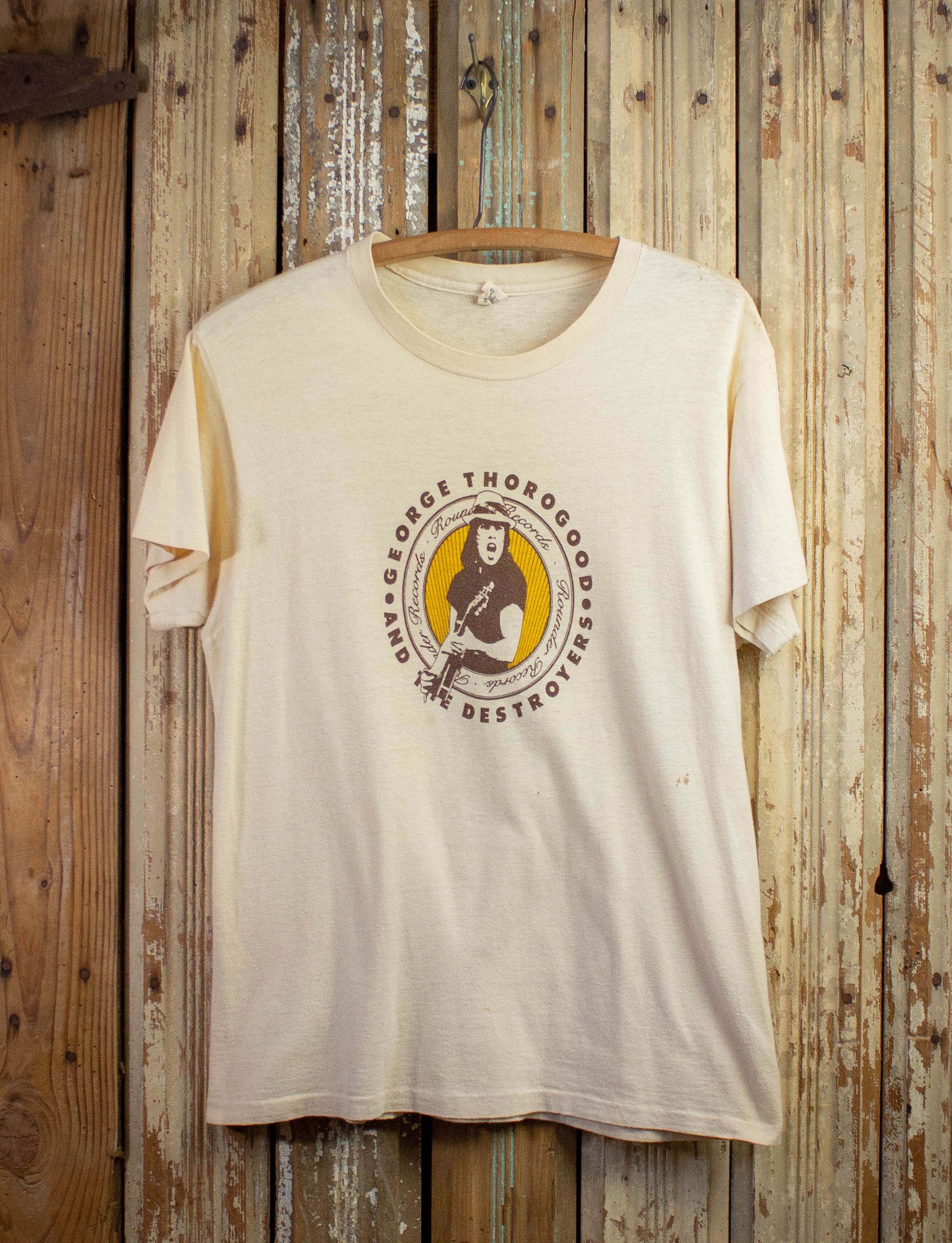 Vintage George Thorogood Rounder Concert T Shirt 70s