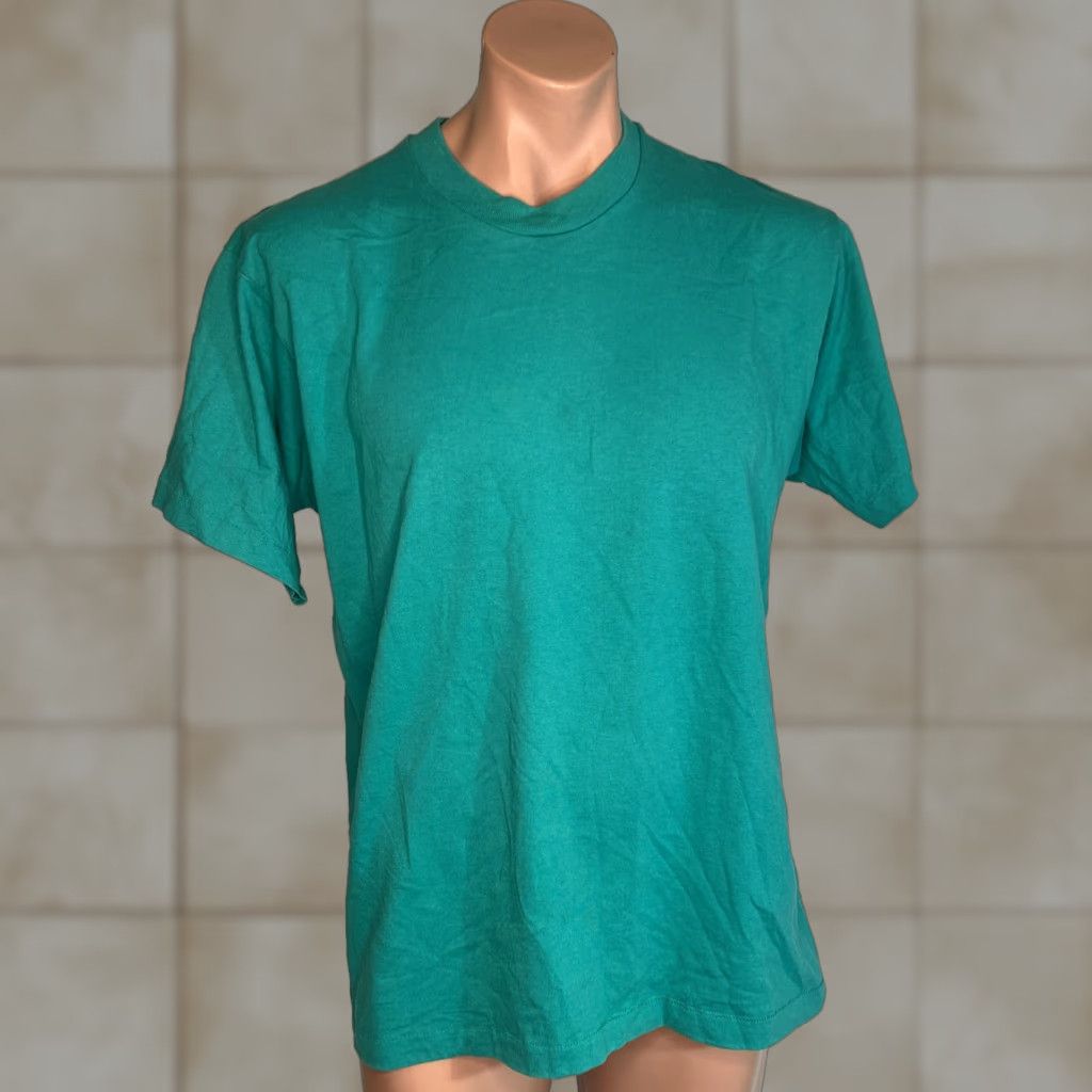 Aqua Vintage Vintage Screen Stars Best Aqua Neon Animals Zoo Shirt Xl Blue Cotton Blend Crew Neck Sh