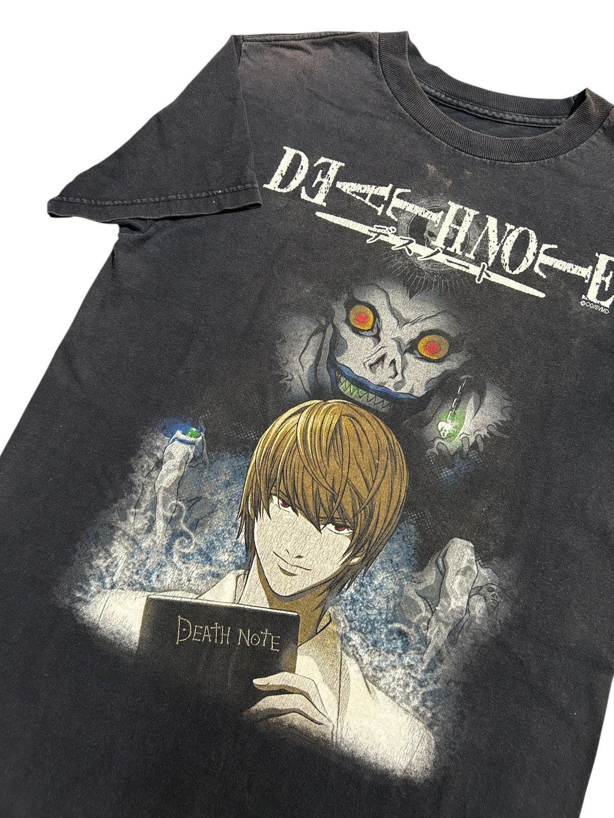 Anime Vintage Death Note Shonen Jump Anime Manga Shirt Sunfaded