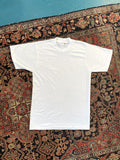 Vintage Deadstock 70s Blank White Tee Super Thin Hoodie, Sweatshirt | FlexRushtees.com