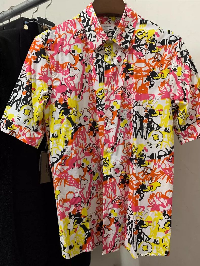 Sander Jil Sander Artist Collaboration Excessively Ornate Shirt