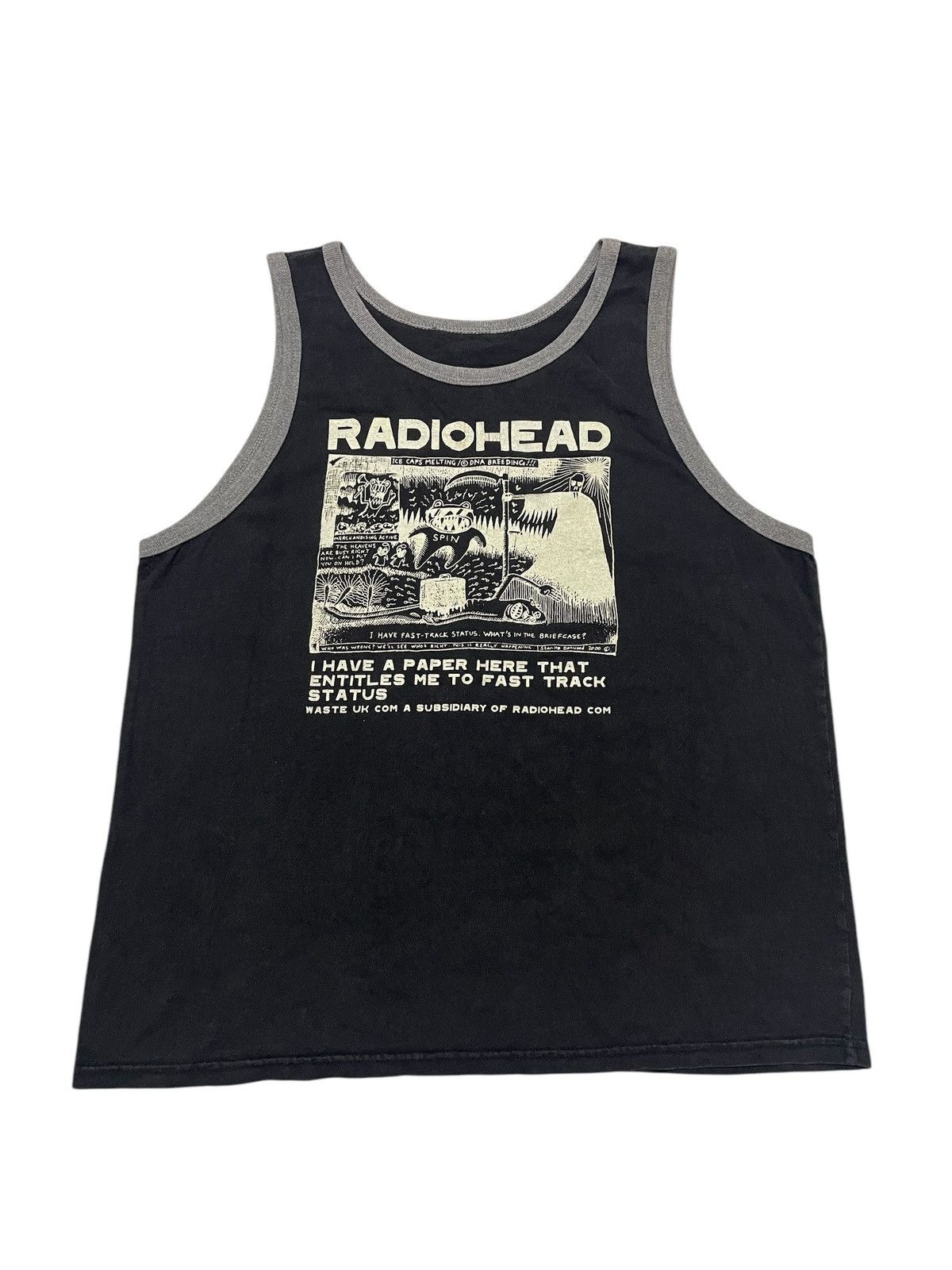 Vintage Radiohead Sleeveless T-Shirts, Hoodie, Sweatshirt | FlexRushtees.com