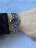 Vintage Futuristic Metal Bracelet Watch