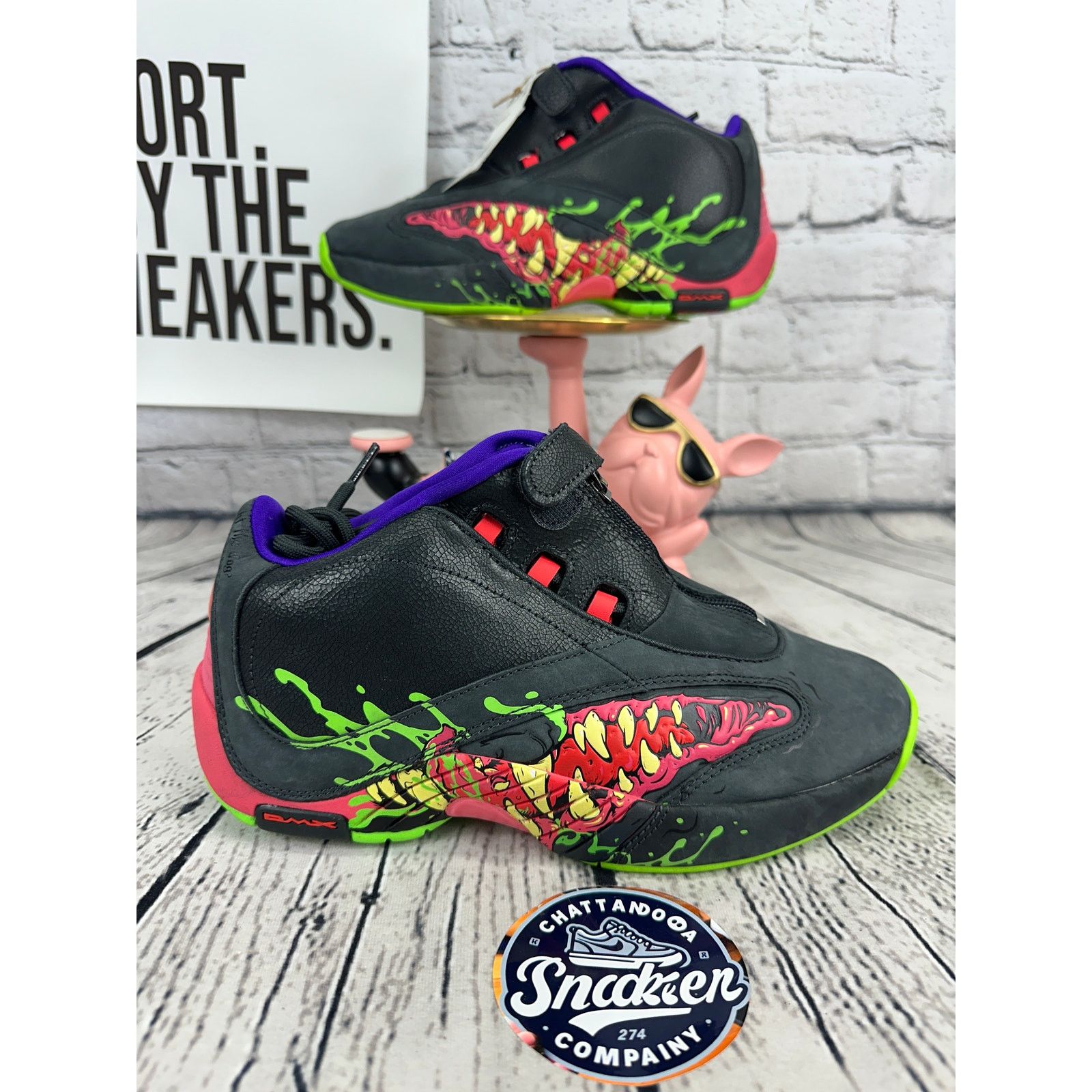 Reebok Answer Iverson Ghostbusters Basketball Shoes Mens 7 5