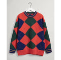 Gant Bold Argyle Crew Neck Oversized Sweater T-Shirts, Hoodie, Sweatshirt | FlexRushtees.com
