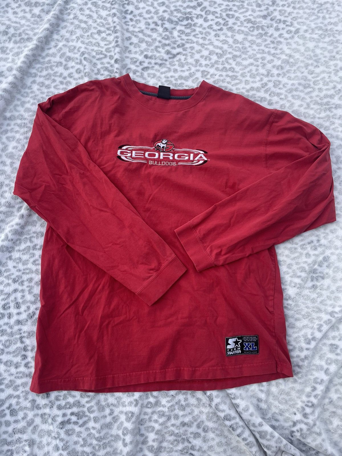Starter Georgia Bulldogs Long Sleeve T Shirt