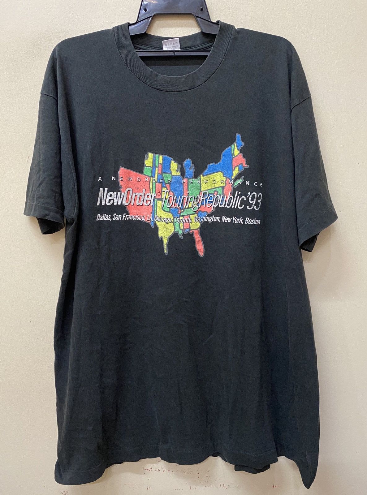 Vintage New Order Touring 93 Indie Band Tshirt Hoodie, Sweatshirt | FlexRushtees.com