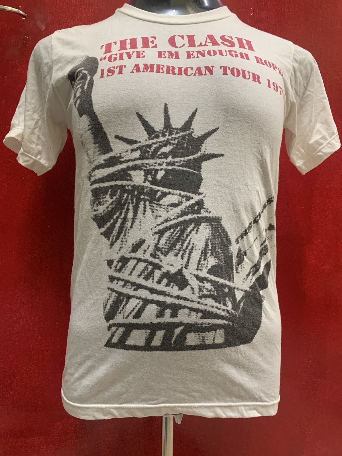 Band Tees Vintage The Clash Liberty Tshirt Band Tour 1979 Hoodie, Sweatshirt | FlexRushtees.com