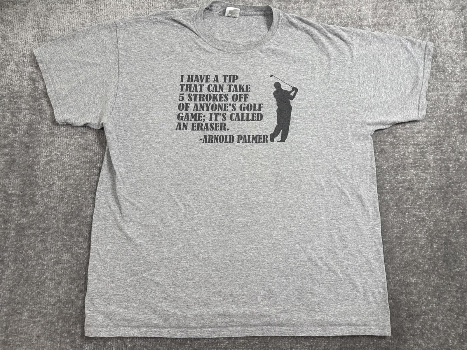 Fruit Of The Loom Vintage Golf T Shirt Men S Size Xl Arnold Palmer Funny Humor