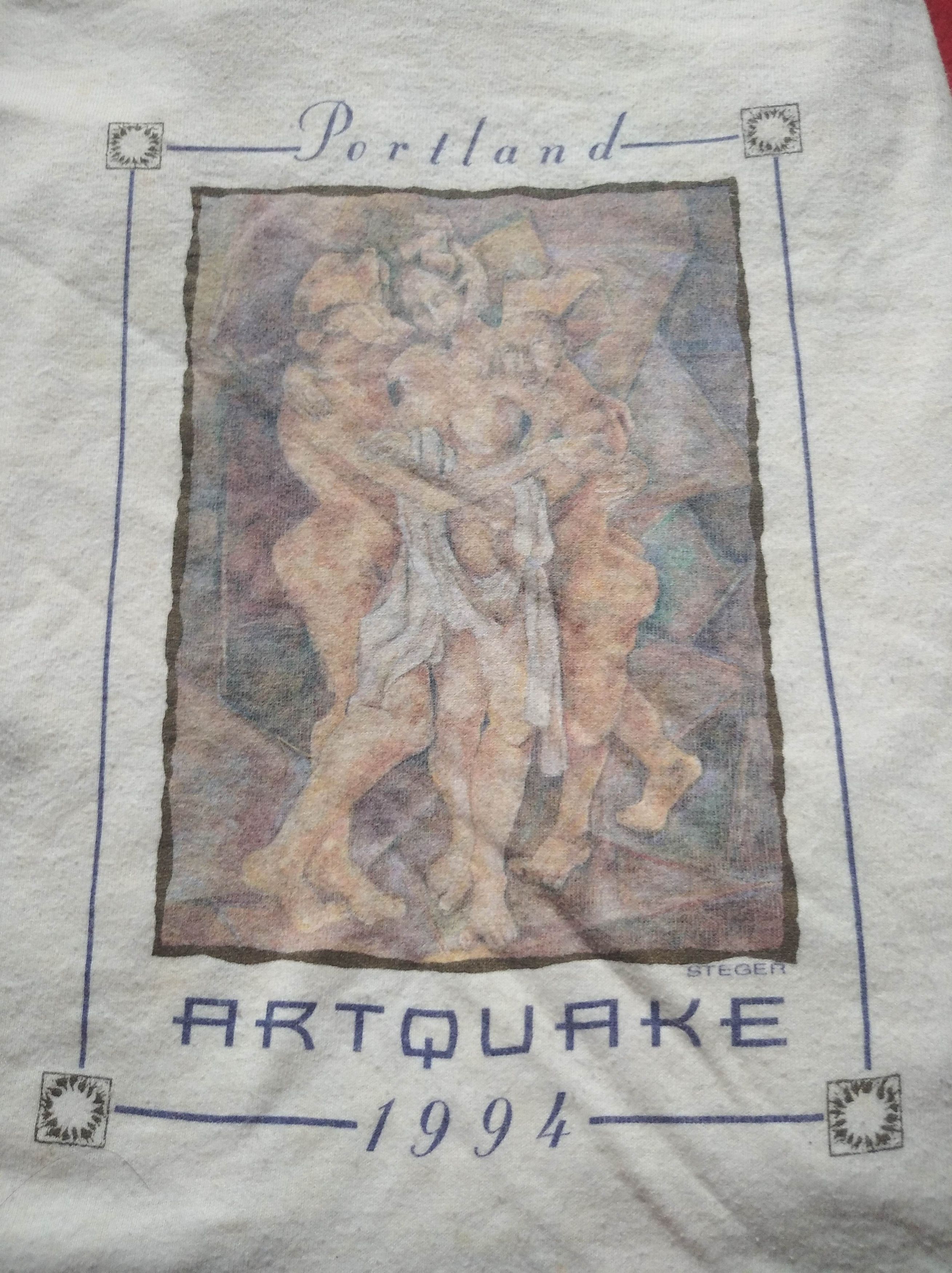 Vintage Art Quake 1994 T Shirt