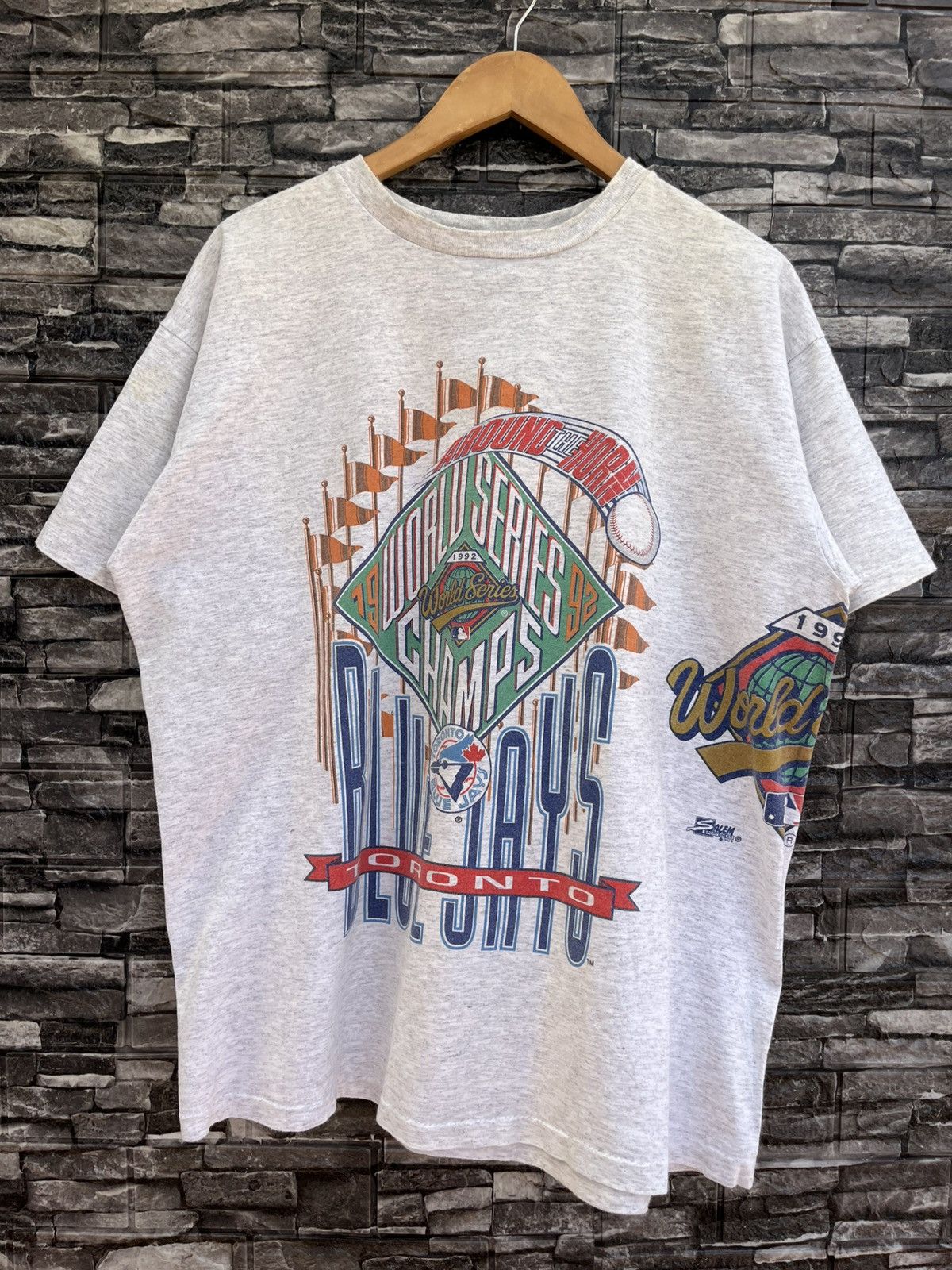 Salem Sportswear X Vintage Vintage Wolrdseries Mlb 90 S Tee Hoodie, Sweatshirt | FlexRushtees.com