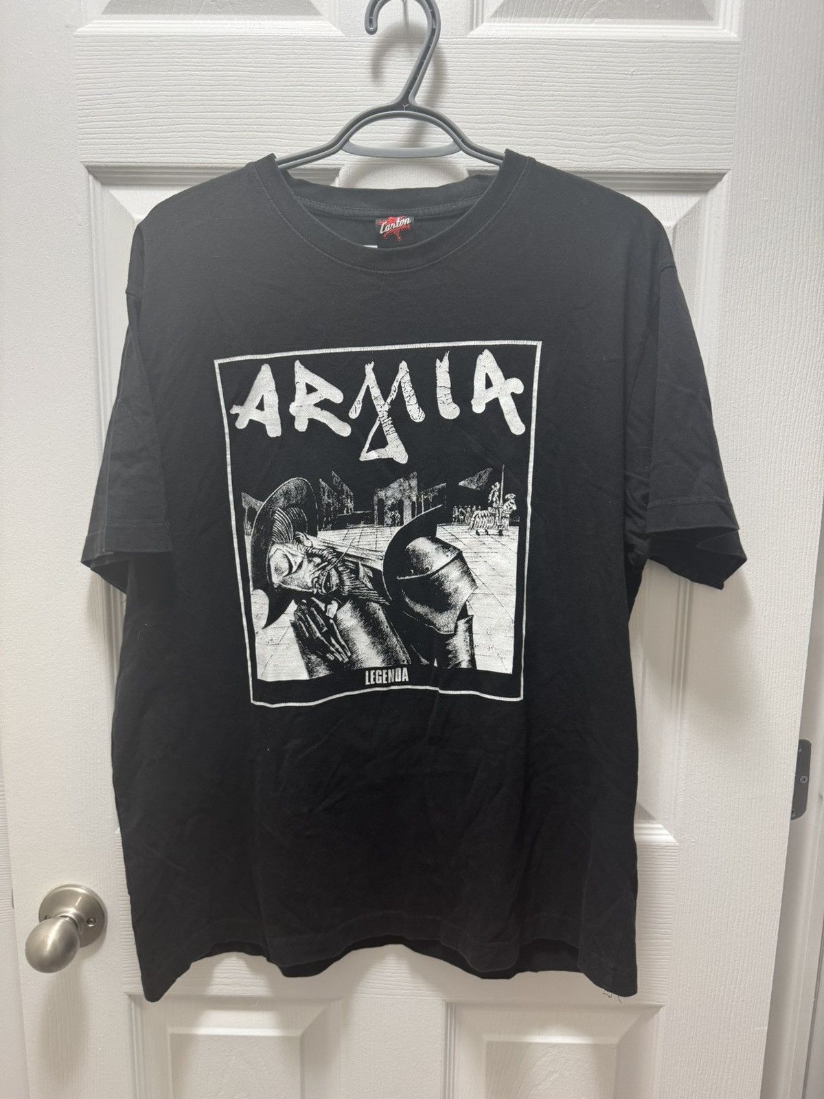Band Tees Armia Legenda Black Metal Punk Poland 1991 Album Merch Rare
