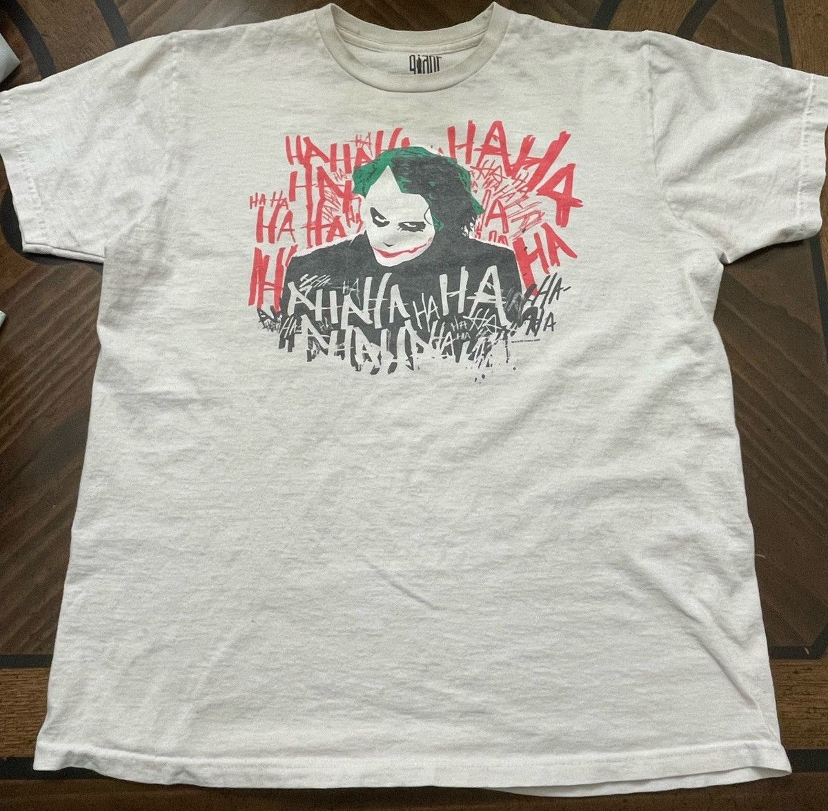 Giant Vintage Dark Knight Heath Ledger Joker Shirt Size L