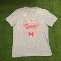 Other Blue Splatter Naughty Nice Christmas Graphic Quote Tee Hoodie, Sweatshirt | FlexRushtees.com